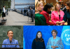 Ett collage med bilder av kvinnliga statsledare