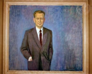 Ett målat porträtt av en man